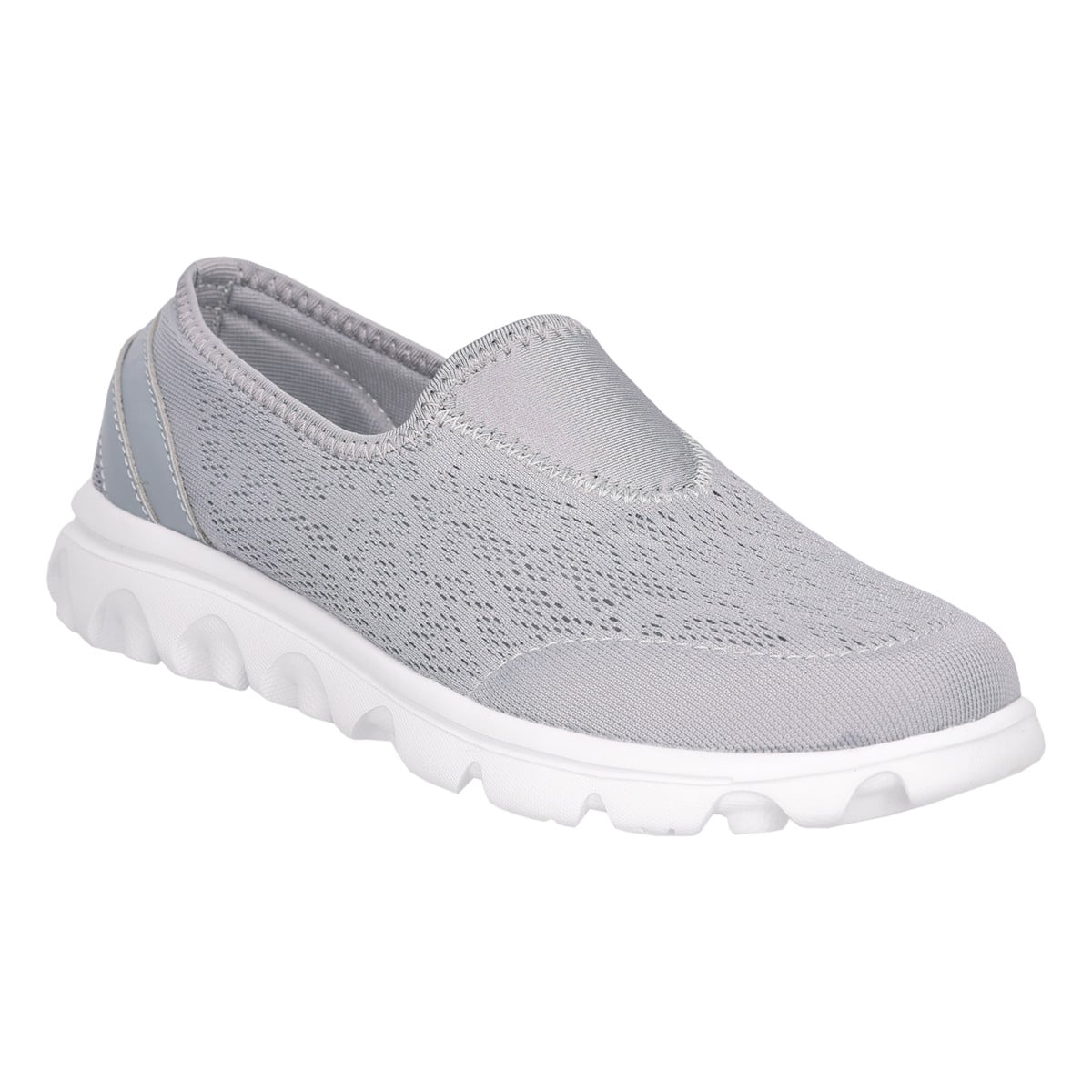 Propet TravelActiv Slip-On - Women's Flexible Comfort Shoe - Silver - View 2