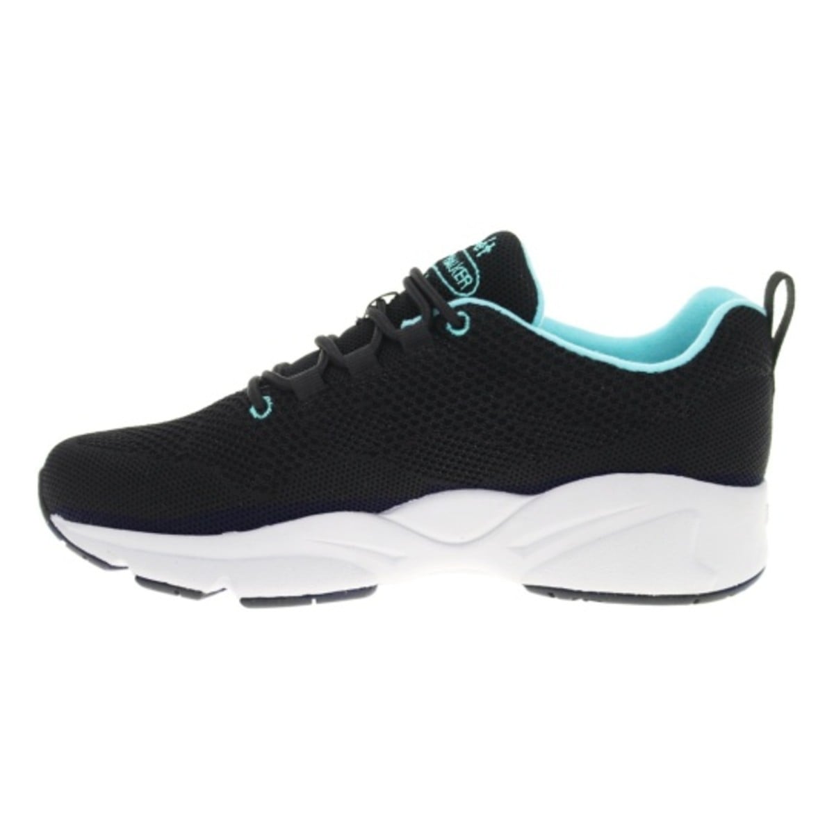 Propet Stability Fly Women's Active Orthopedic Shoe - Black/Aqua - View 4