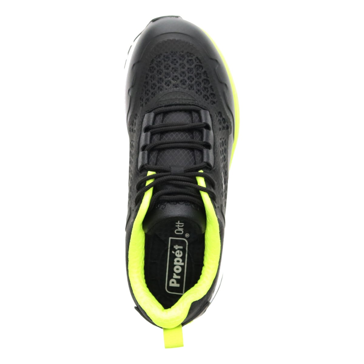 Propet VI Women's Walking Shoes - Black/Lime - View 5