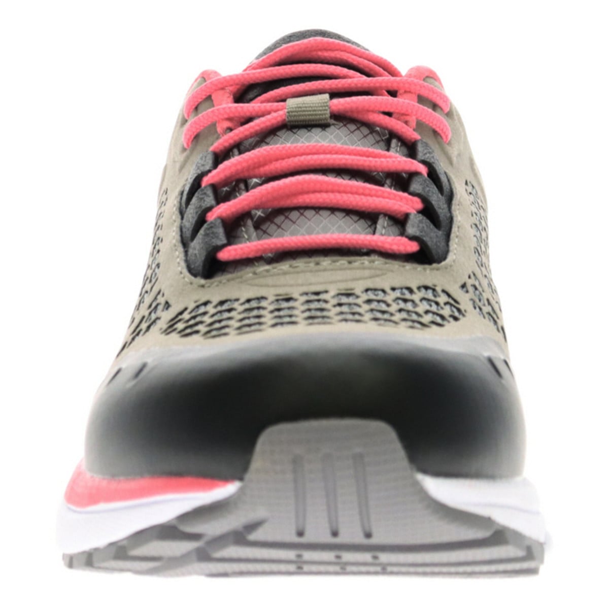 Propet VI Women's Walking Shoes - Grey/Pink - View 3