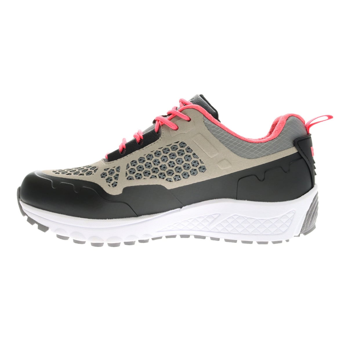 Propet VI Women's Walking Shoes - Grey/Pink - View 4