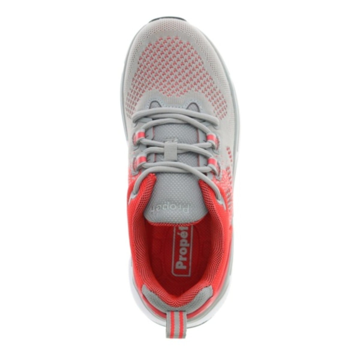 Propet Ultra Women's Athletic Walking Shoe - Lt Grey/salmon - View 1