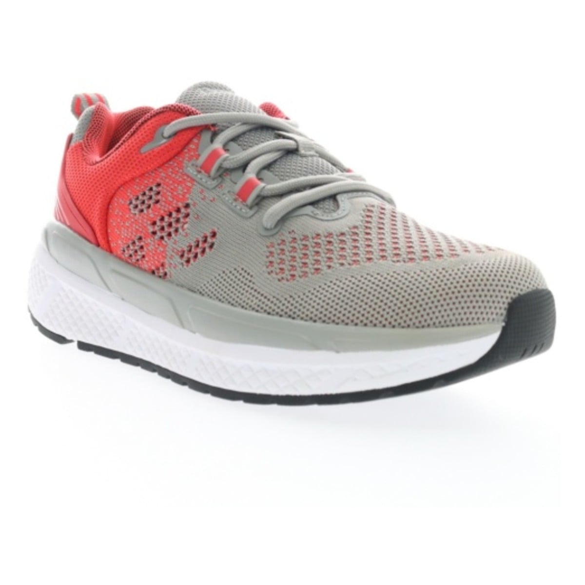 Propet Ultra Women's Athletic Walking Shoe - Lt Grey/salmon - View 3