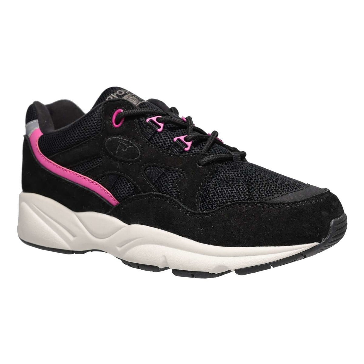 Propet Stability Fusion Women's Walking Shoes - Black/Pink - View 2