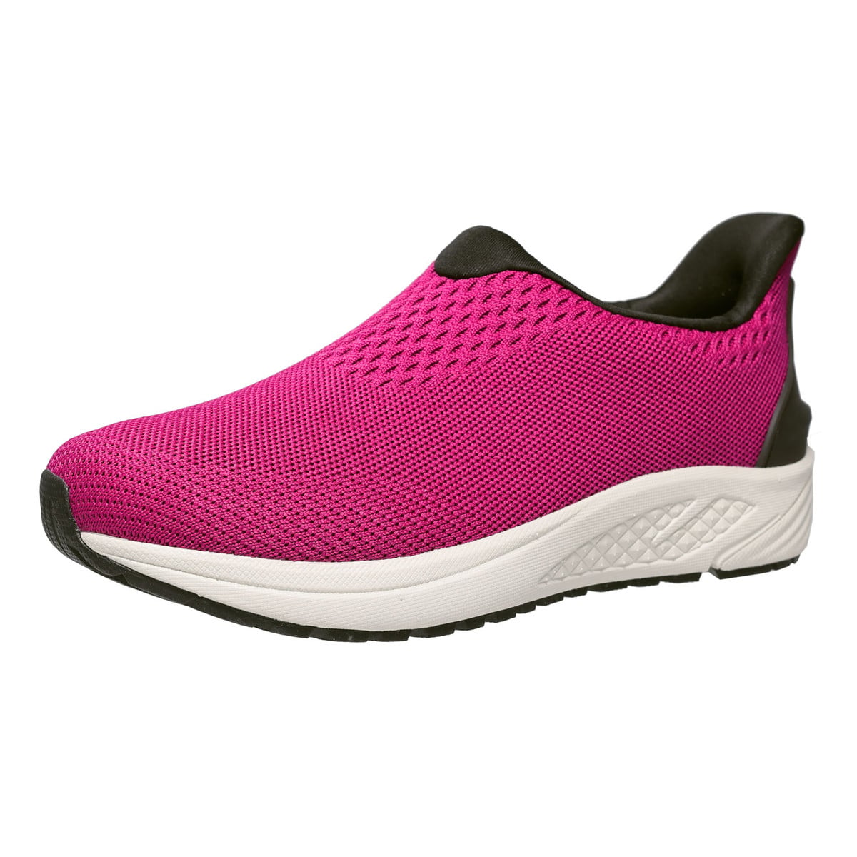 Propet One Velocity Slipon Women's Sneakers - Fuchsia/Black - View 9