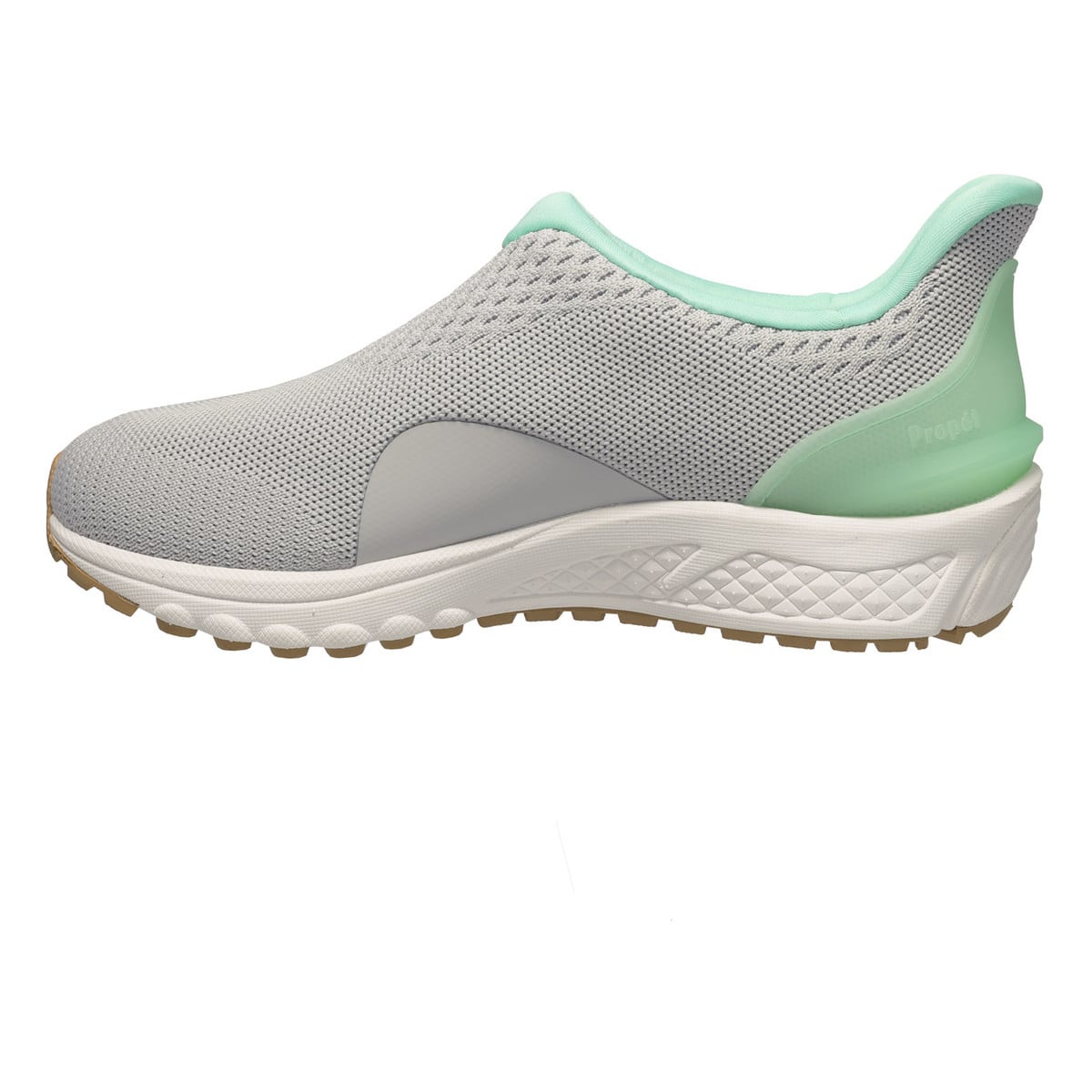Propet One Velocity Slipon Women's Sneakers - Grey/Mint - View 4
