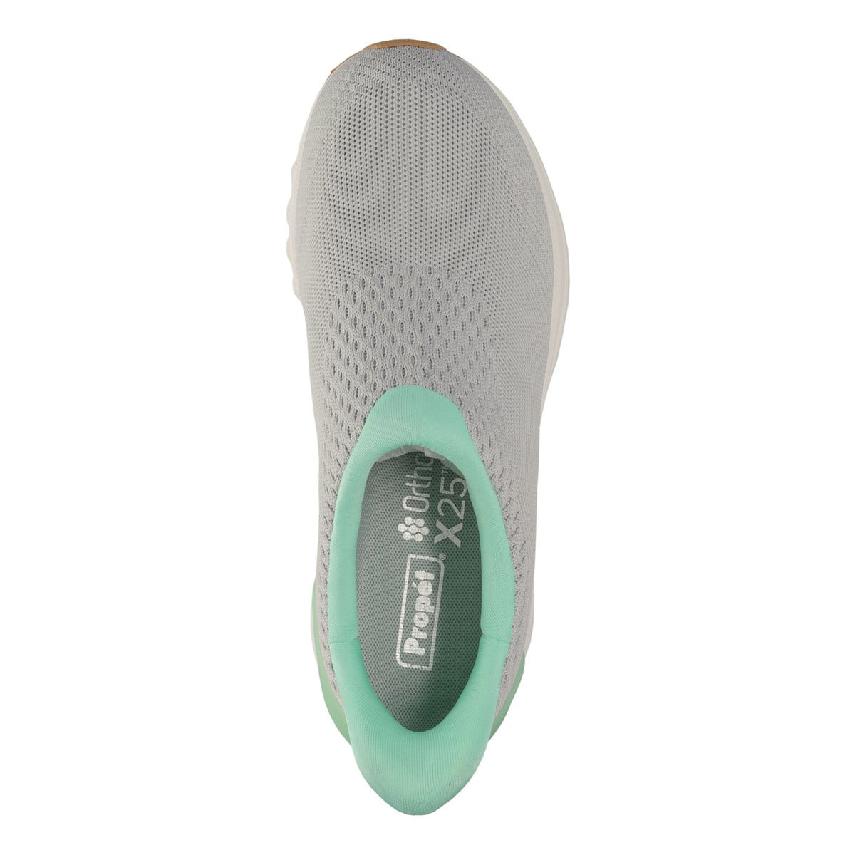 Propet One Velocity Slipon Women's Sneakers - Grey/Mint - View 7