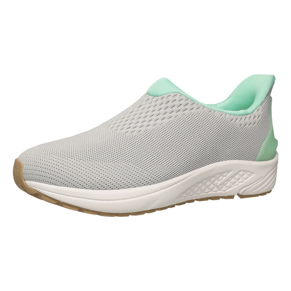 Propet One Velocity Slipon Women's Sneakers - Grey/Mint - View 9