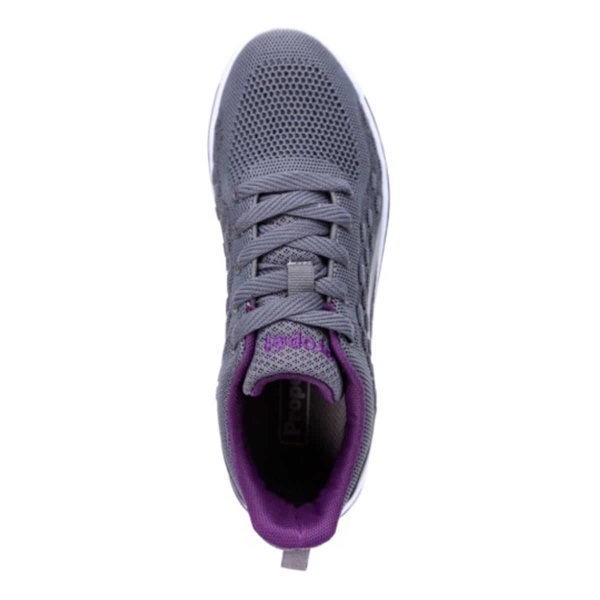 Propet TravelActiv Axial Women's Sneakers - Grey/Purple - View 8