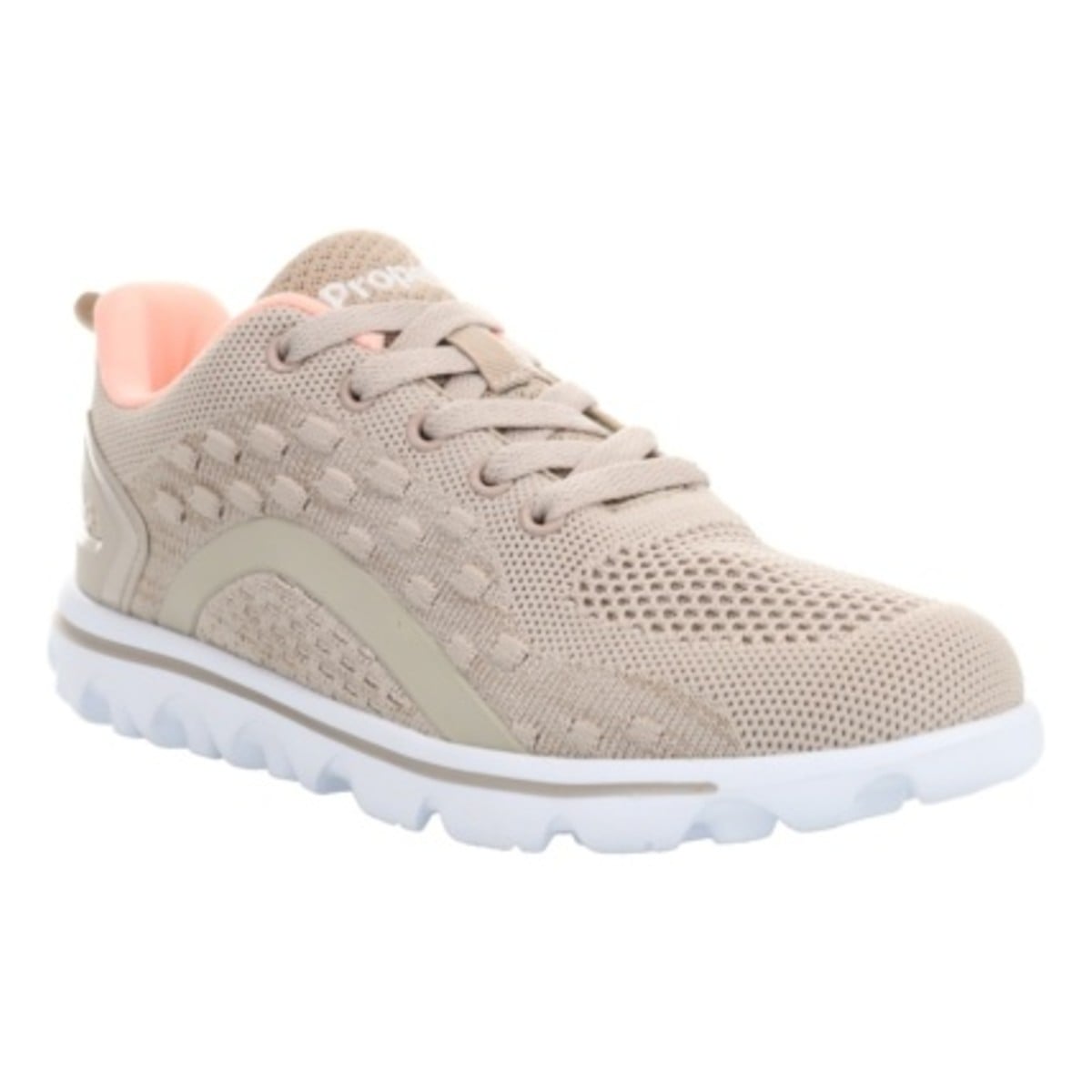 Propet Women's TravelActiv Axial Sneakers - Taupe/Peach - View 2