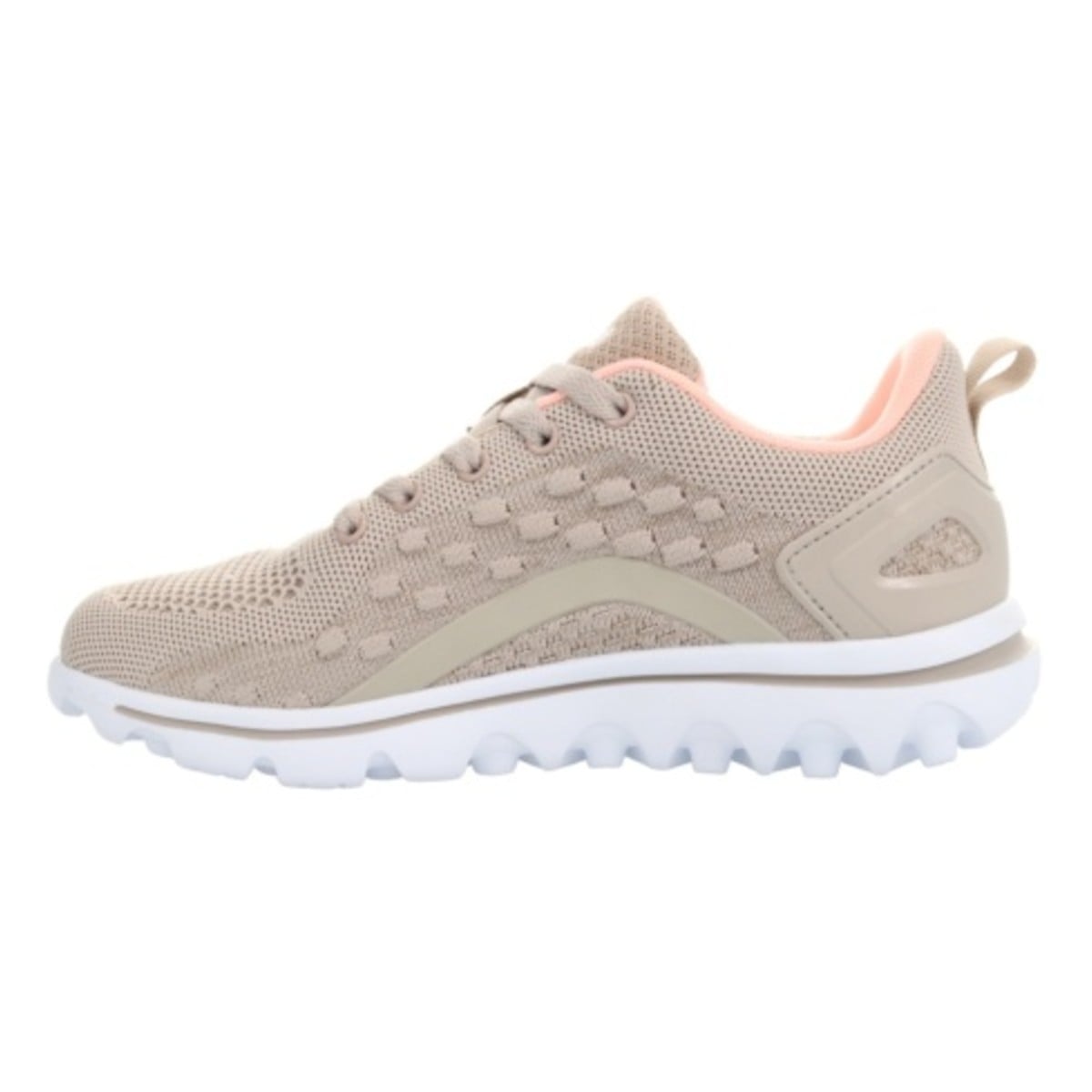 Propet Women's TravelActiv Axial Sneakers - Taupe/Peach - View 3