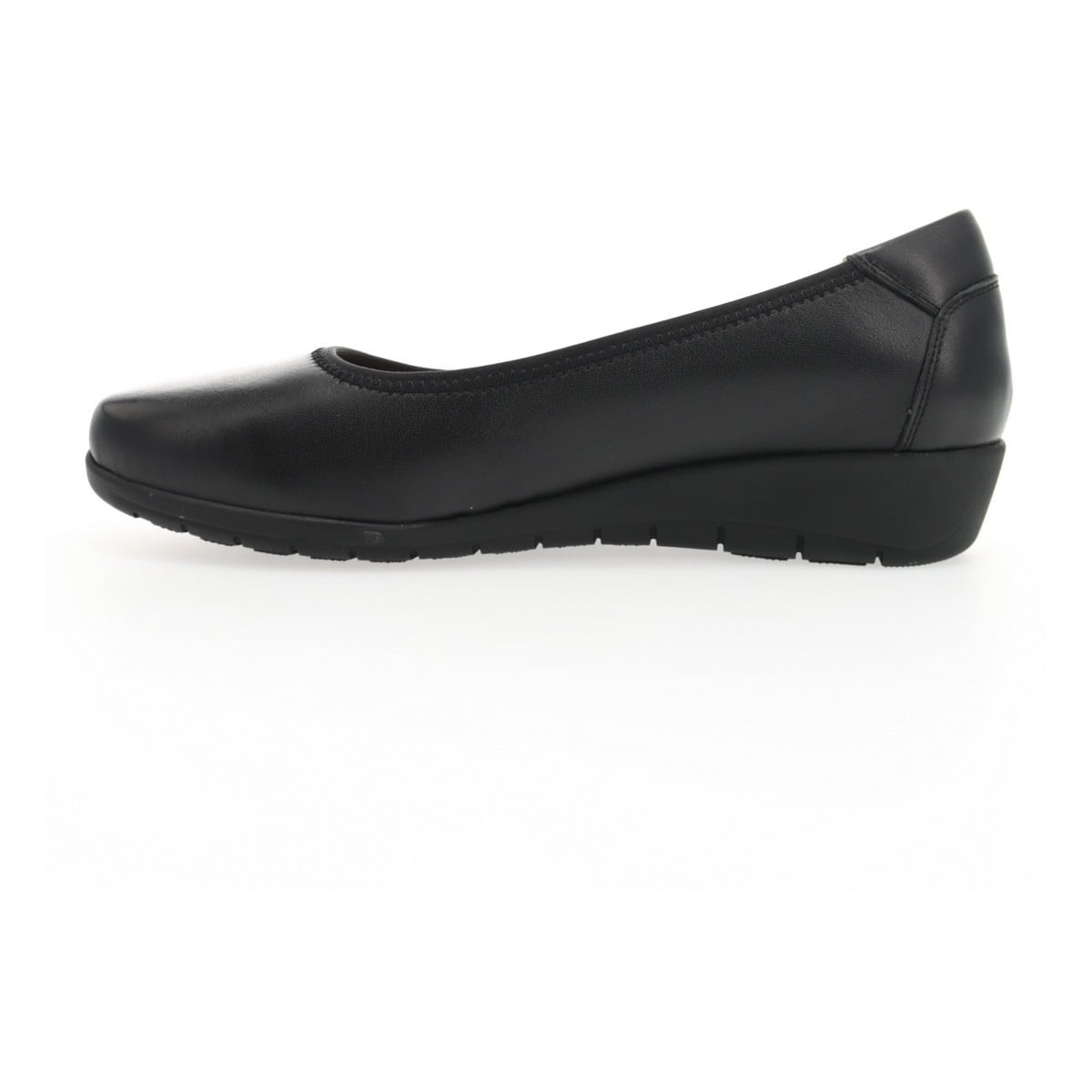 Propet Yara Women's Leather Slip On Flats - All Black - View 4