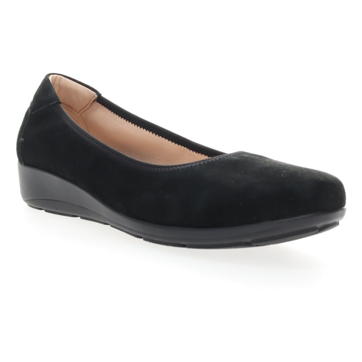Propet Yara Women's Leather Slip On Flats - Black Suede - View 1