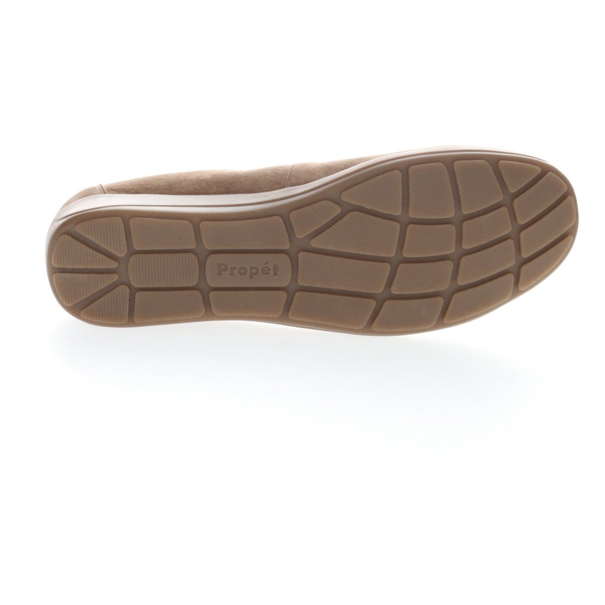 Propet Yara Women's Leather Slip On Flats - Natural Buff Suede - View 6