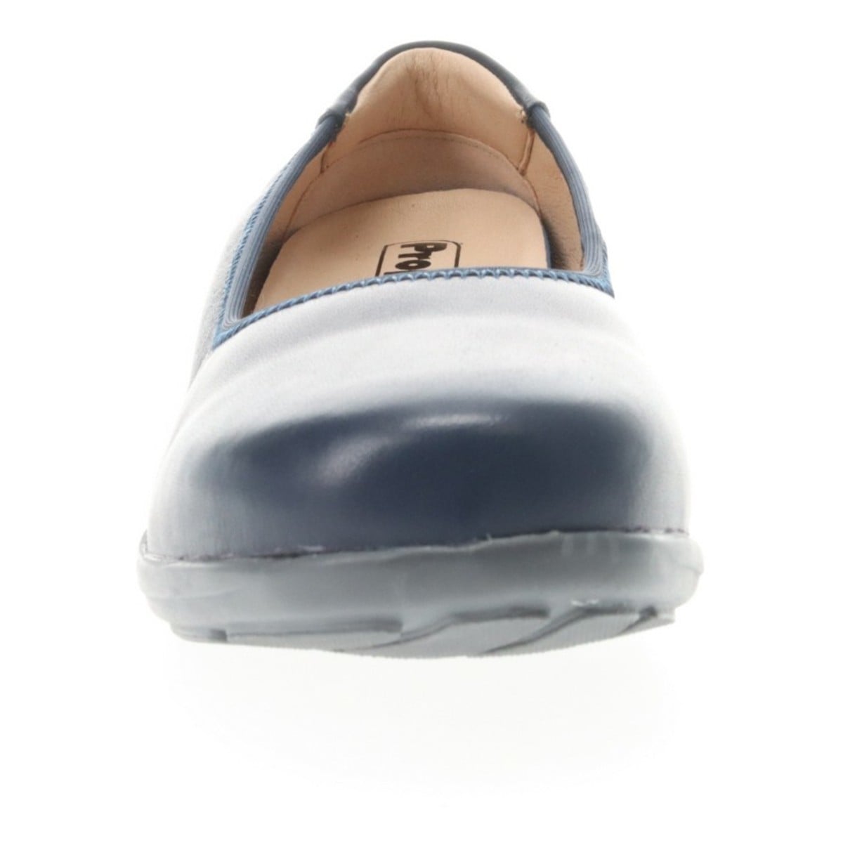 Propet Yara Women's Leather Slip On Flats - Navy - View 3