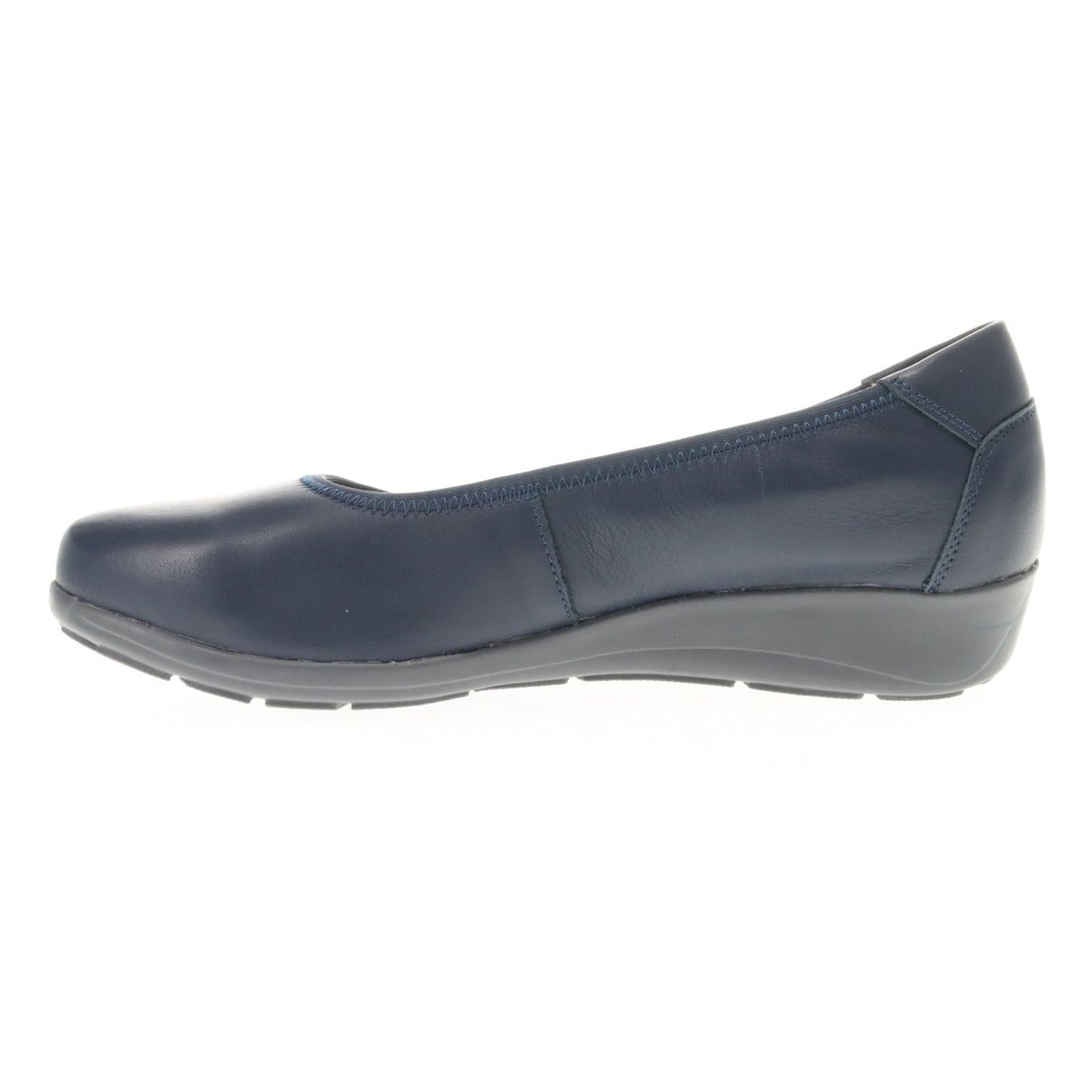 Propet Yara Women's Leather Slip On Flats - Navy - View 4