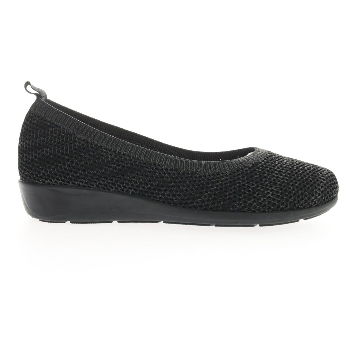Propet Yen Women's Casual Skimmer with Wedge Heel - Black - View 6