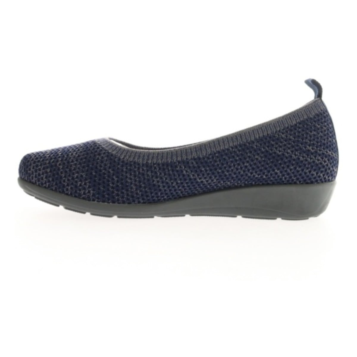 Propet Yen Women's Casual Skimmer with Wedge Heel - Navy - View 4