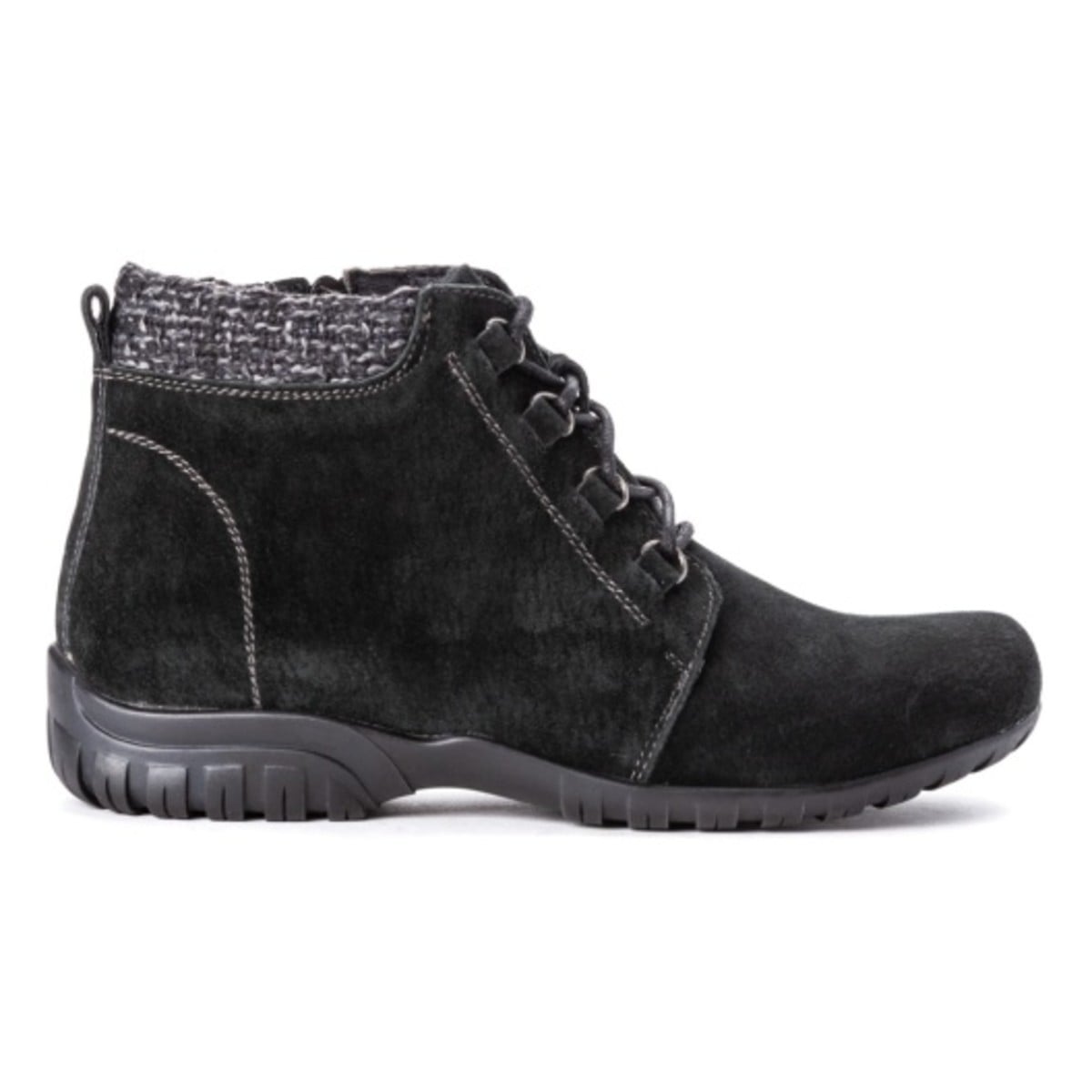 Propet Delaney - Boots - Women's Comfort Boots - Black Suede - View 2