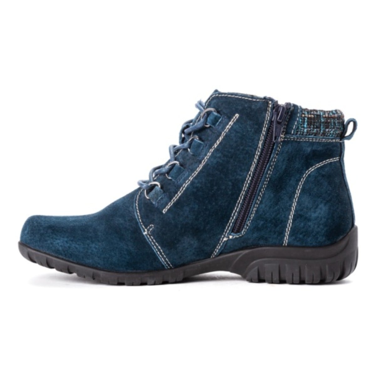 Propet Delaney - Boots - Women's Comfort Boots - Navy Suede - View 1
