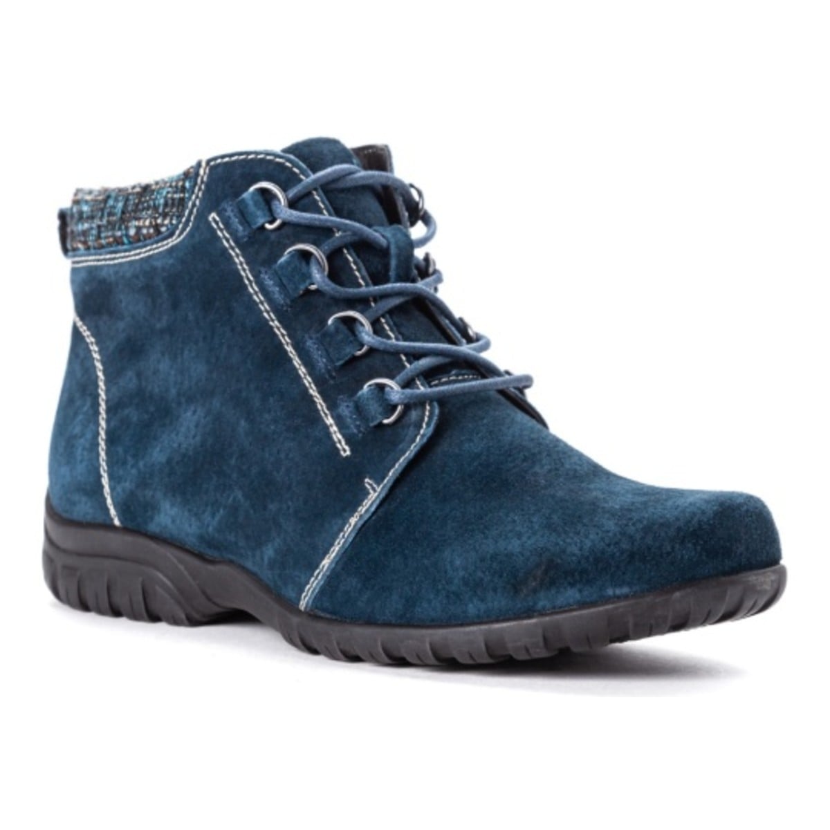 Propet Delaney - Boots - Women's Comfort Boots - Navy Suede - View 3