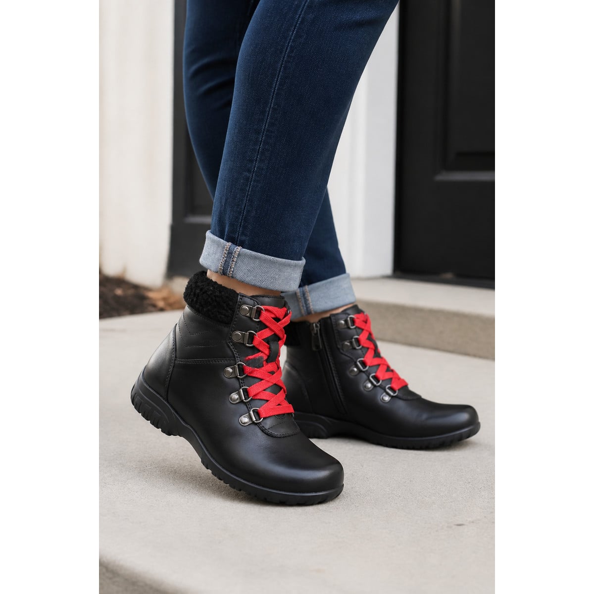 Propet Dasher Women's Boots - Black - Lifestyle