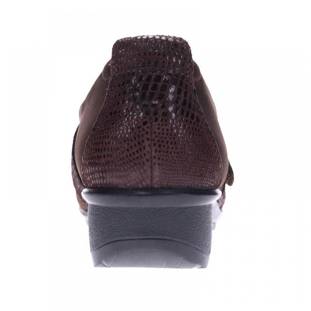 Revere Genoa Stretch Loafer - Women's - Espresso - Rear