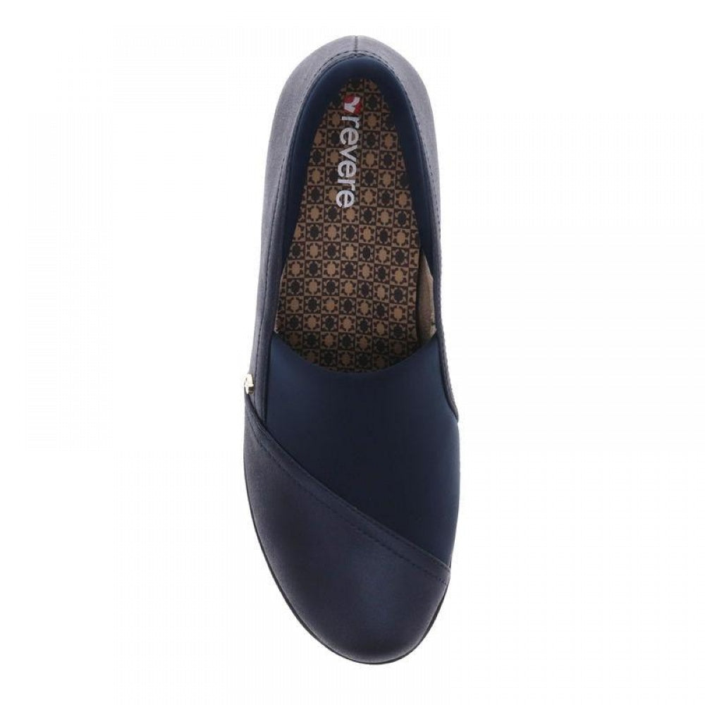 Revere Naples Stretch Loafer - Women's - Sapphire - Overhead