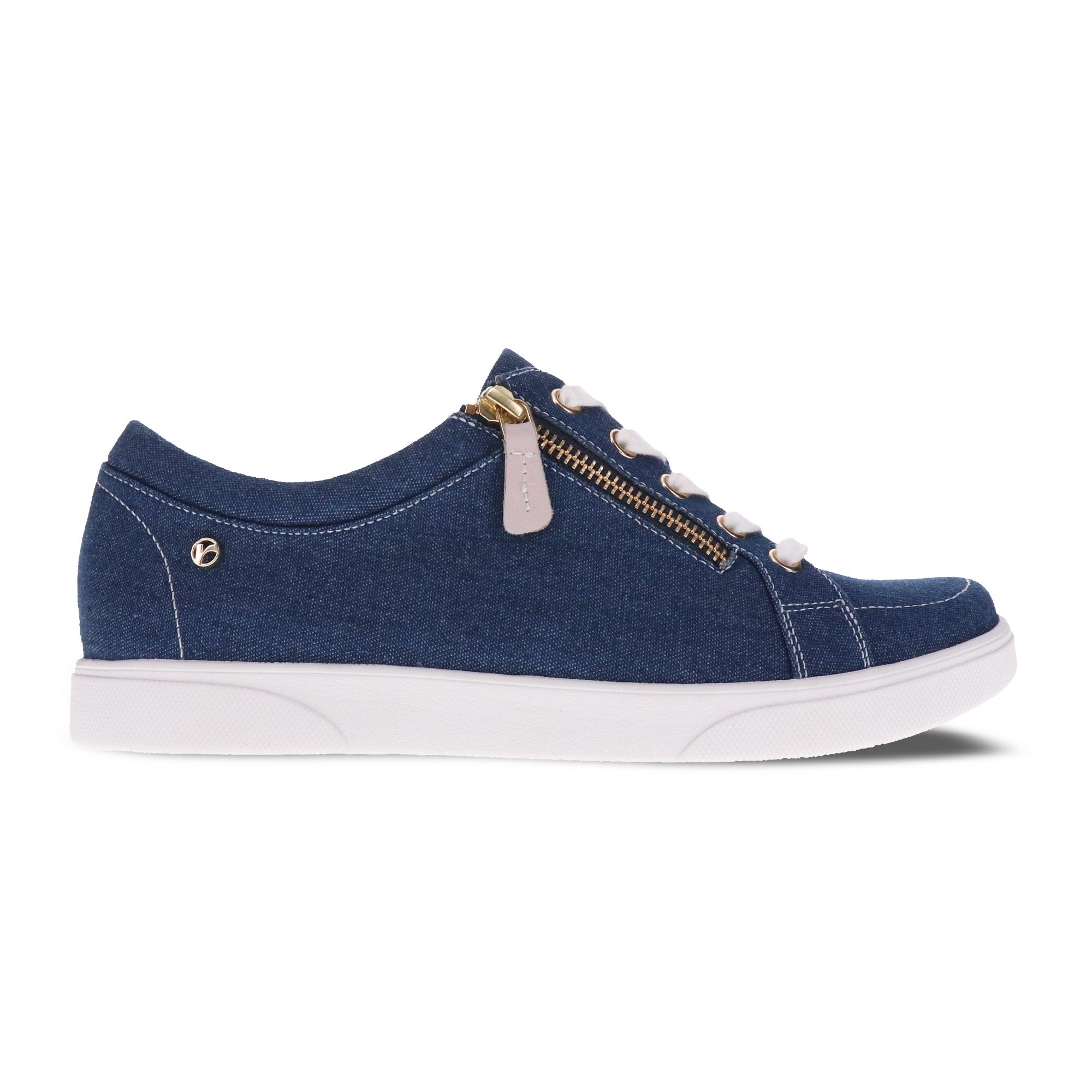 Revere Ripon Canvas Sneakers - Women's - Ocean - Side