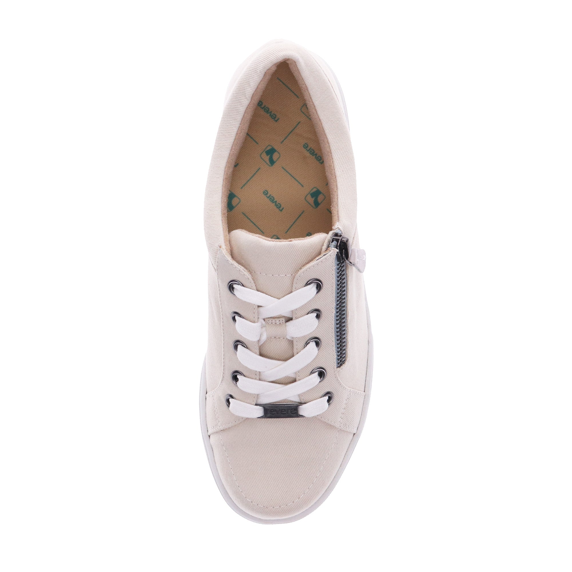Revere Ripon Canvas Sneakers - Women's - Wheat - Overhead