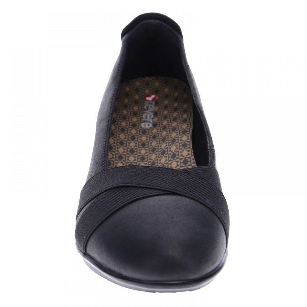 Revere Seoul Slip On Wedge - Women's - Onyx - Front