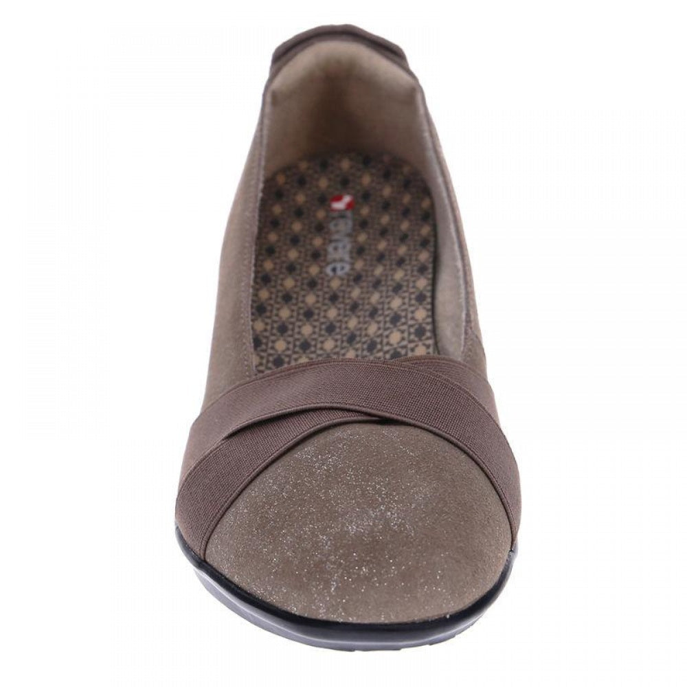 Revere Seoul Slip On Wedge - Women's - Rusty Metallic - Front
