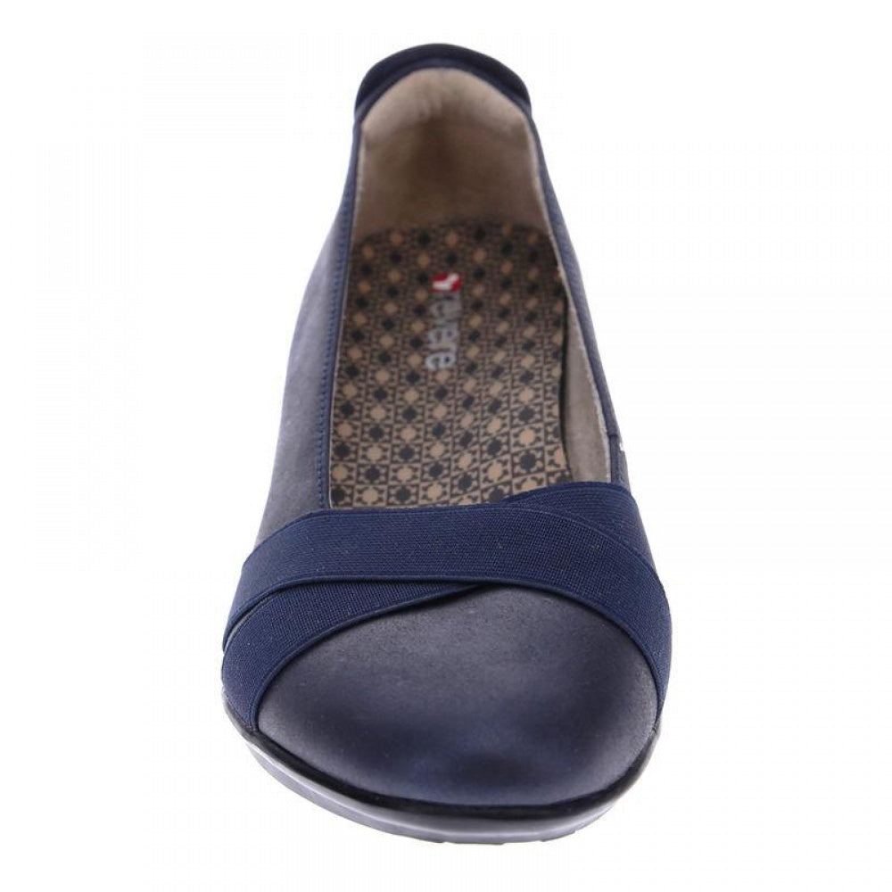 Revere Seoul Slip On Wedge - Women's - Sapphire - Front