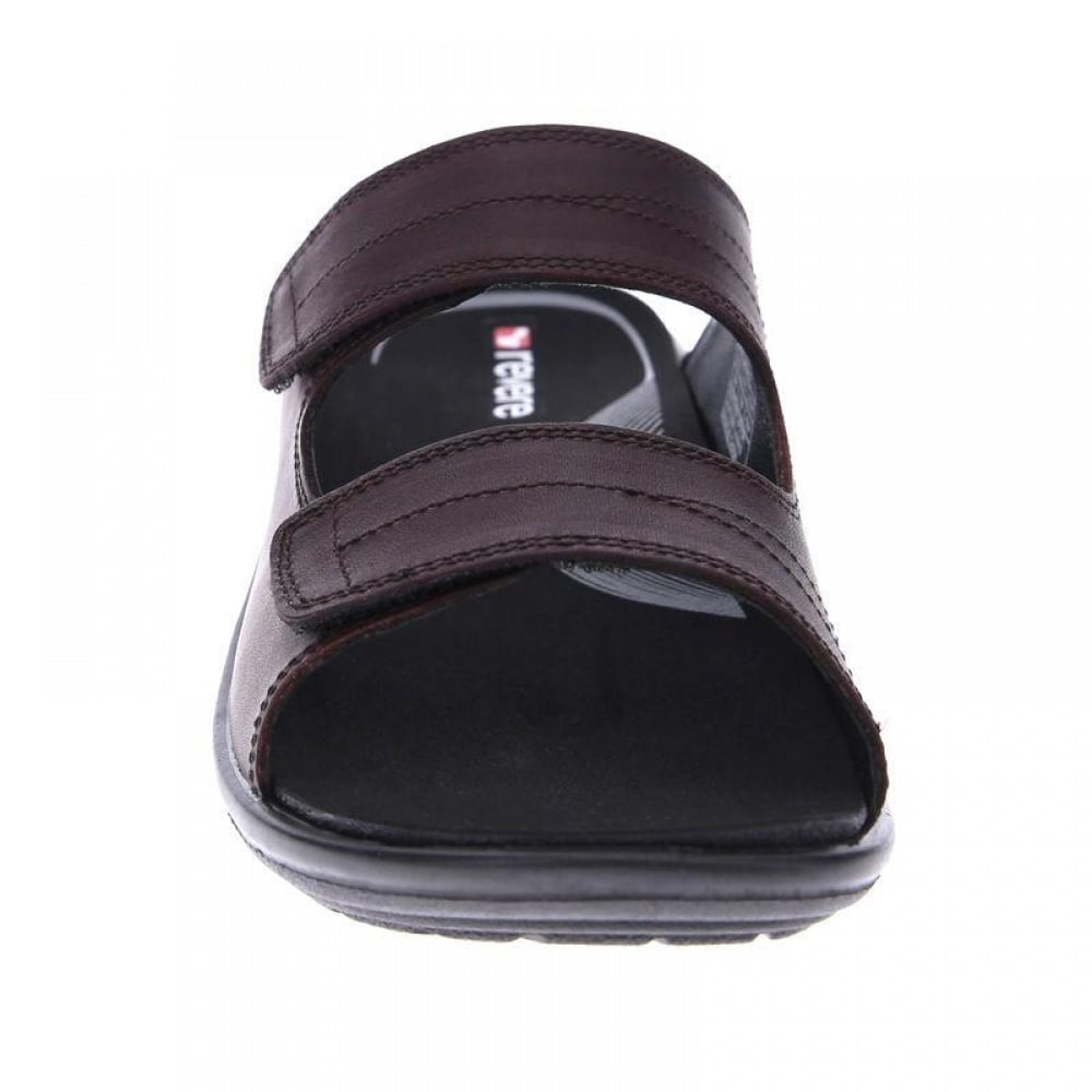 Revere Durban Slide Sandal - Men's - Whiskey - Front