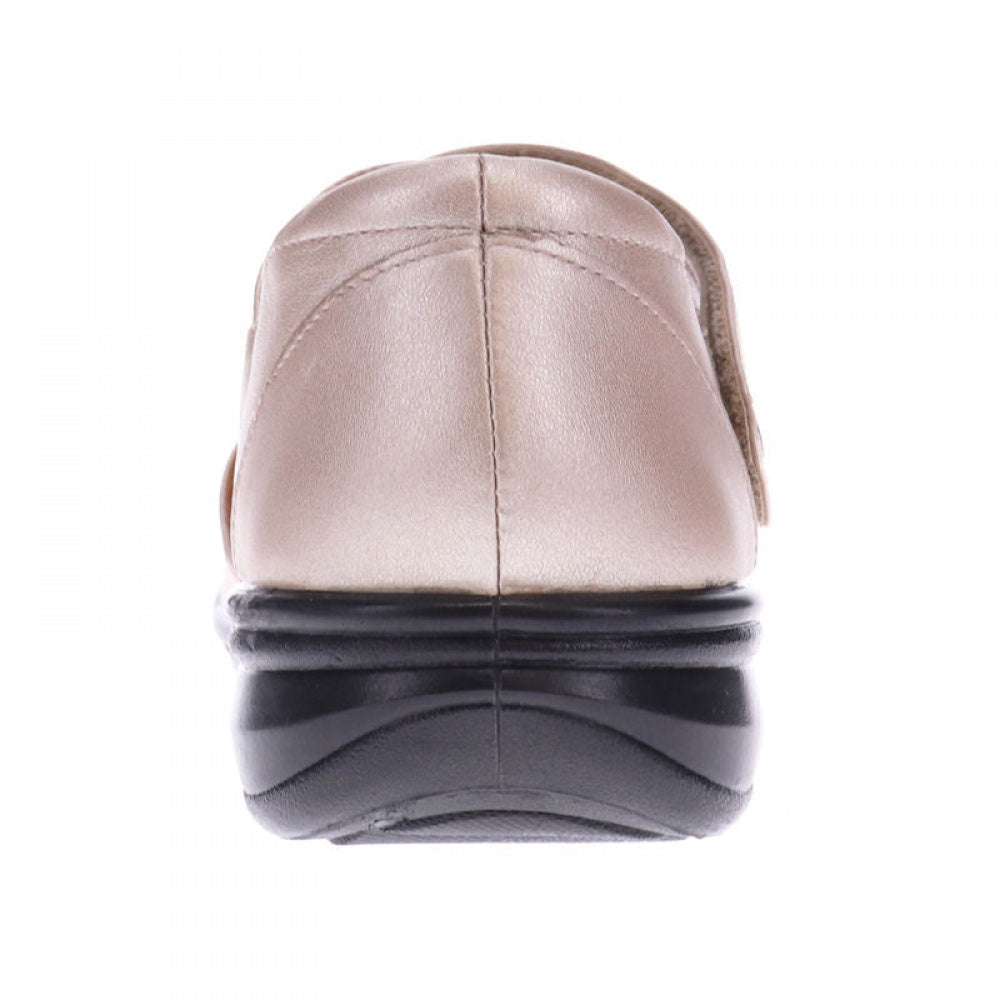 Revere Geneva Closed Heel Leather Sandals - Women's - Champagne - Rear