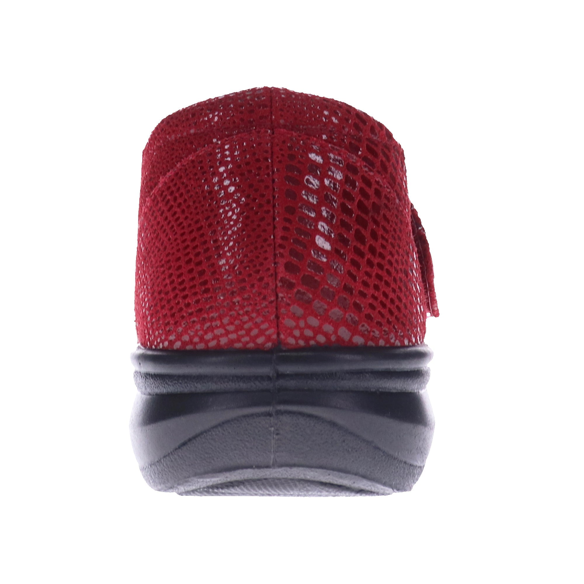 Revere Geneva Closed Heel Leather Sandals - Women's - Cherry Lizard - Rear
