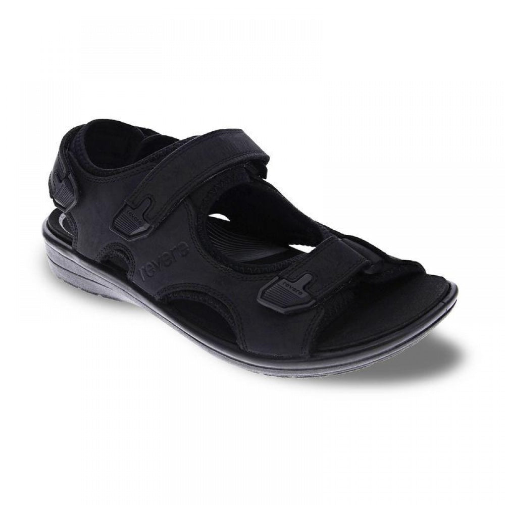 Revere Montana 2 Back Strap Sandal - Women's - Black - Angle
