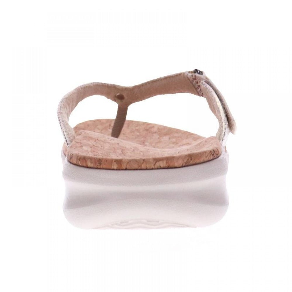 Revere Napoli Flip Flop - Women's - Metallic Interest - Rear