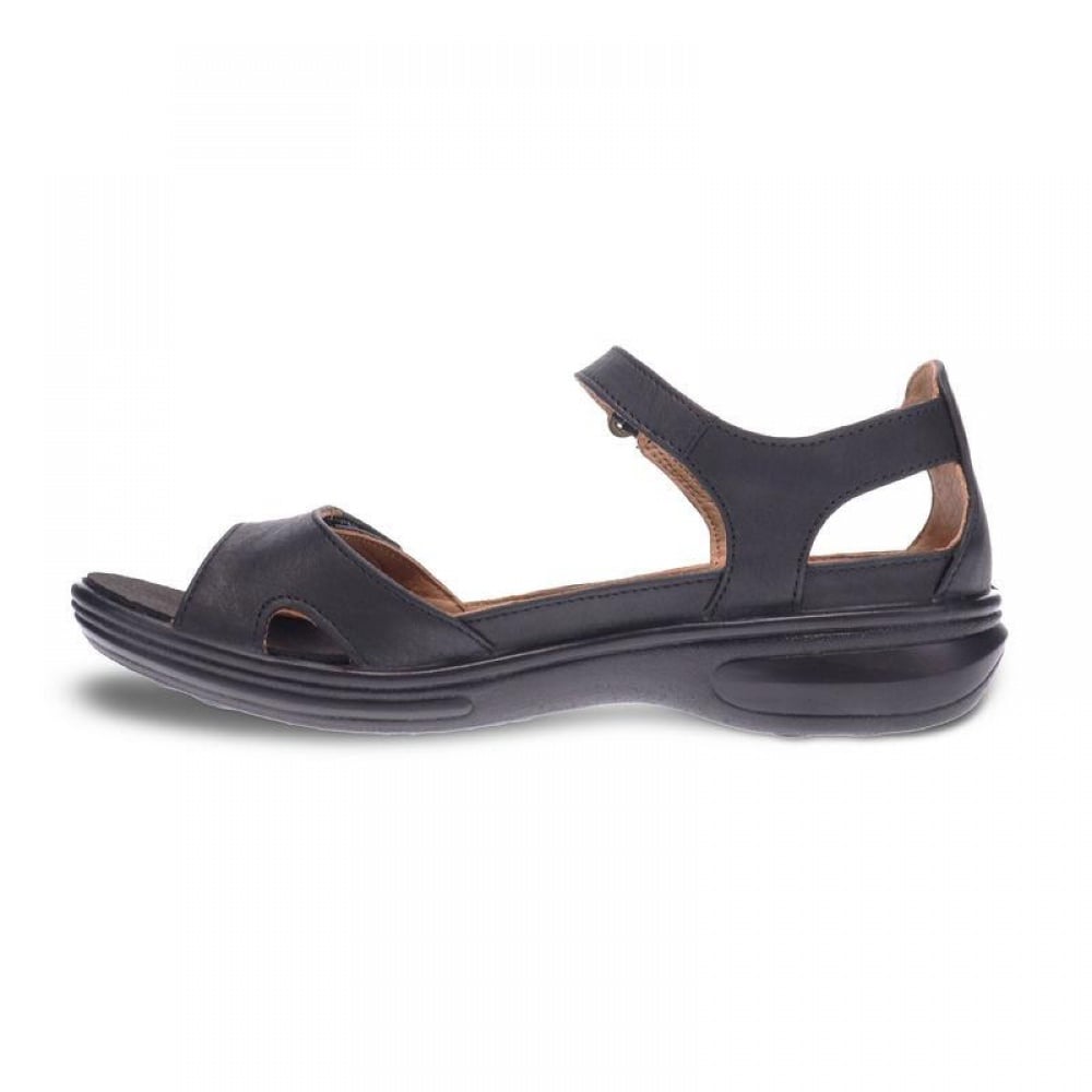Revere Portofino Closed Heel Sandal - Women's - Onyx - Side 2