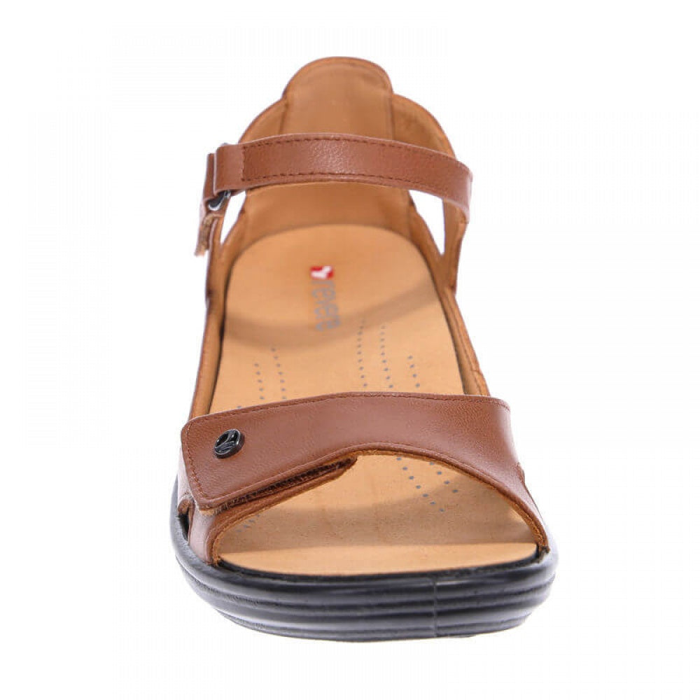 Revere Rio Slide Sandal - Women's - Cognac - Front