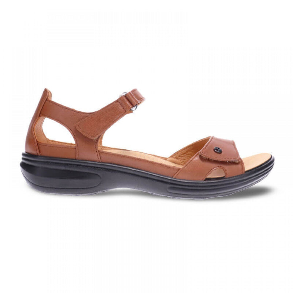 Revere Rio Slide Sandal - Women's - Cognac - Side