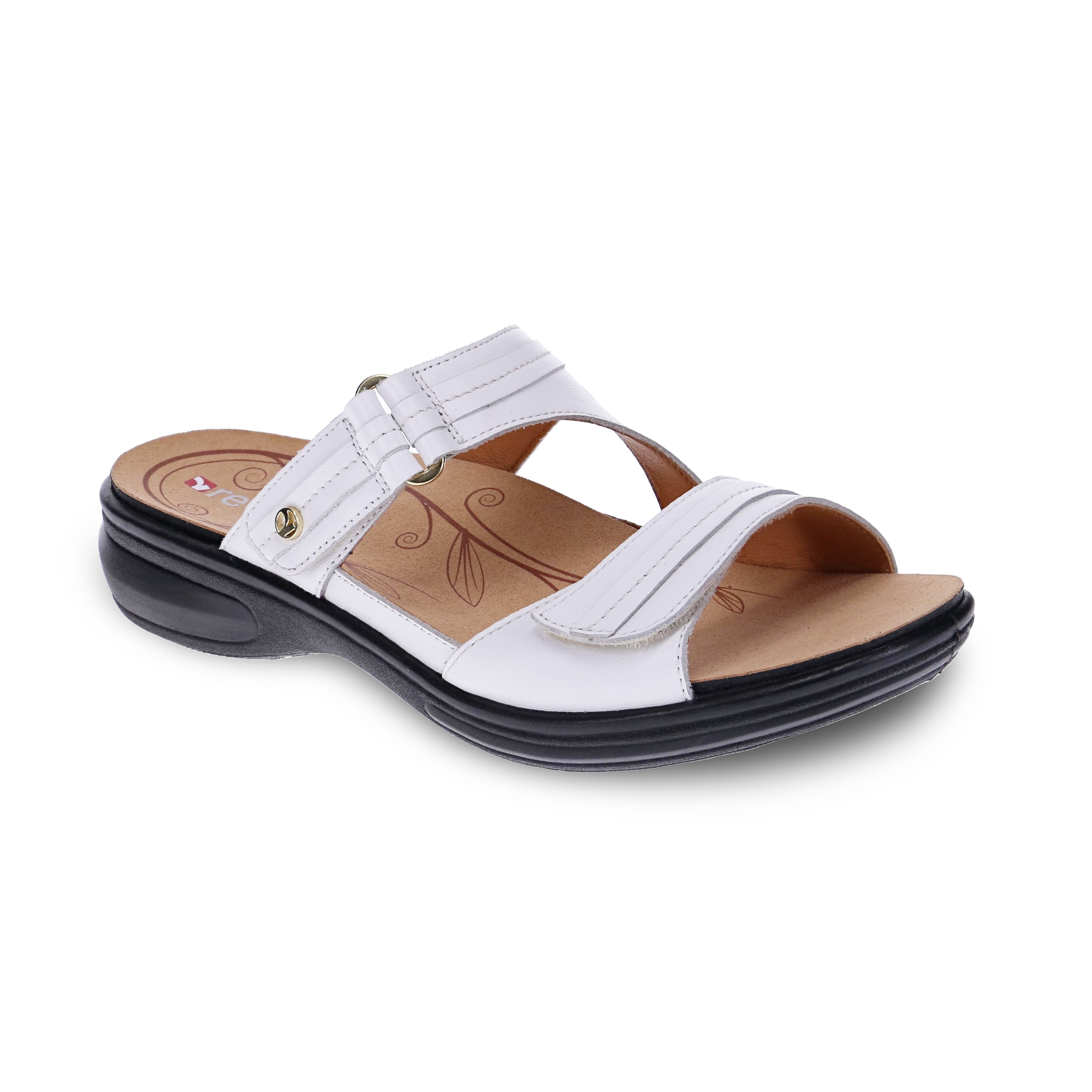 Revere Rio Slide Sandal - Women's - Coconut - Angle