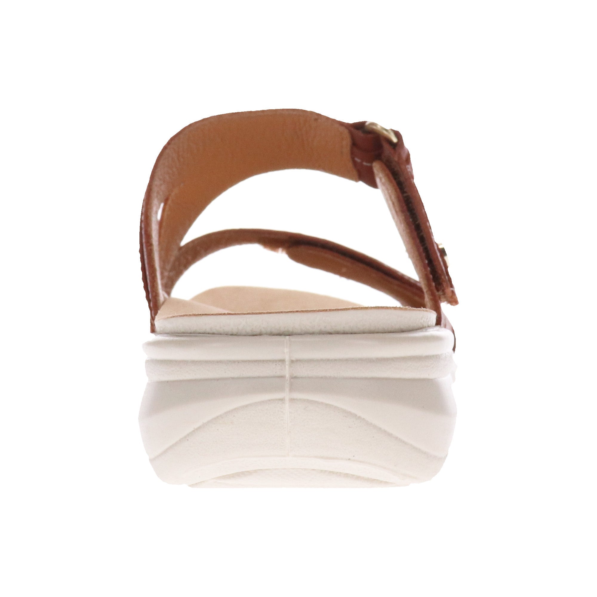 Revere Rio Slide Sandal - Women's - Cognac - Rear