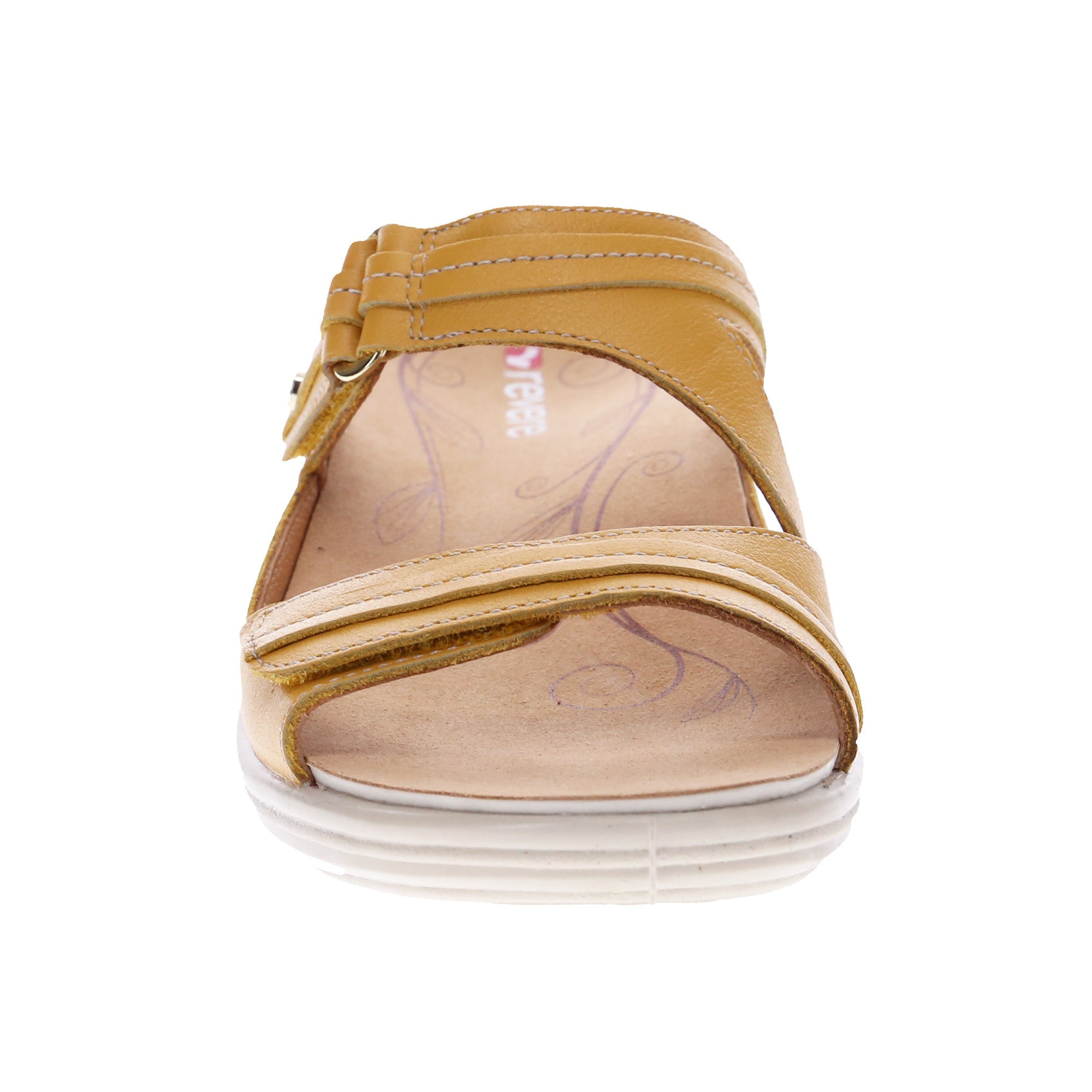 Revere Rio Slide Sandal - Women's - Mustard - Front