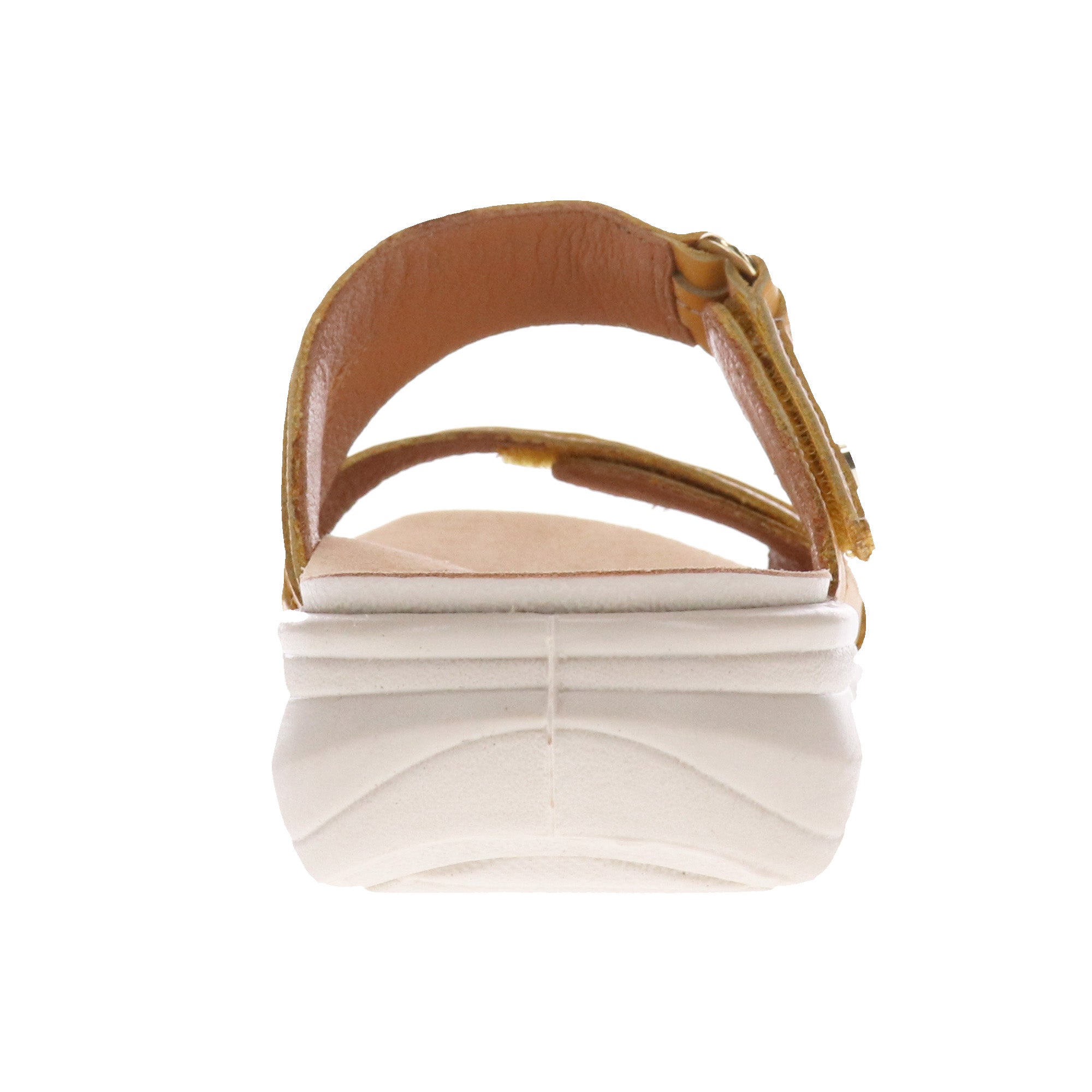 Revere Rio Slide Sandal - Women's - Mustard - Rear
