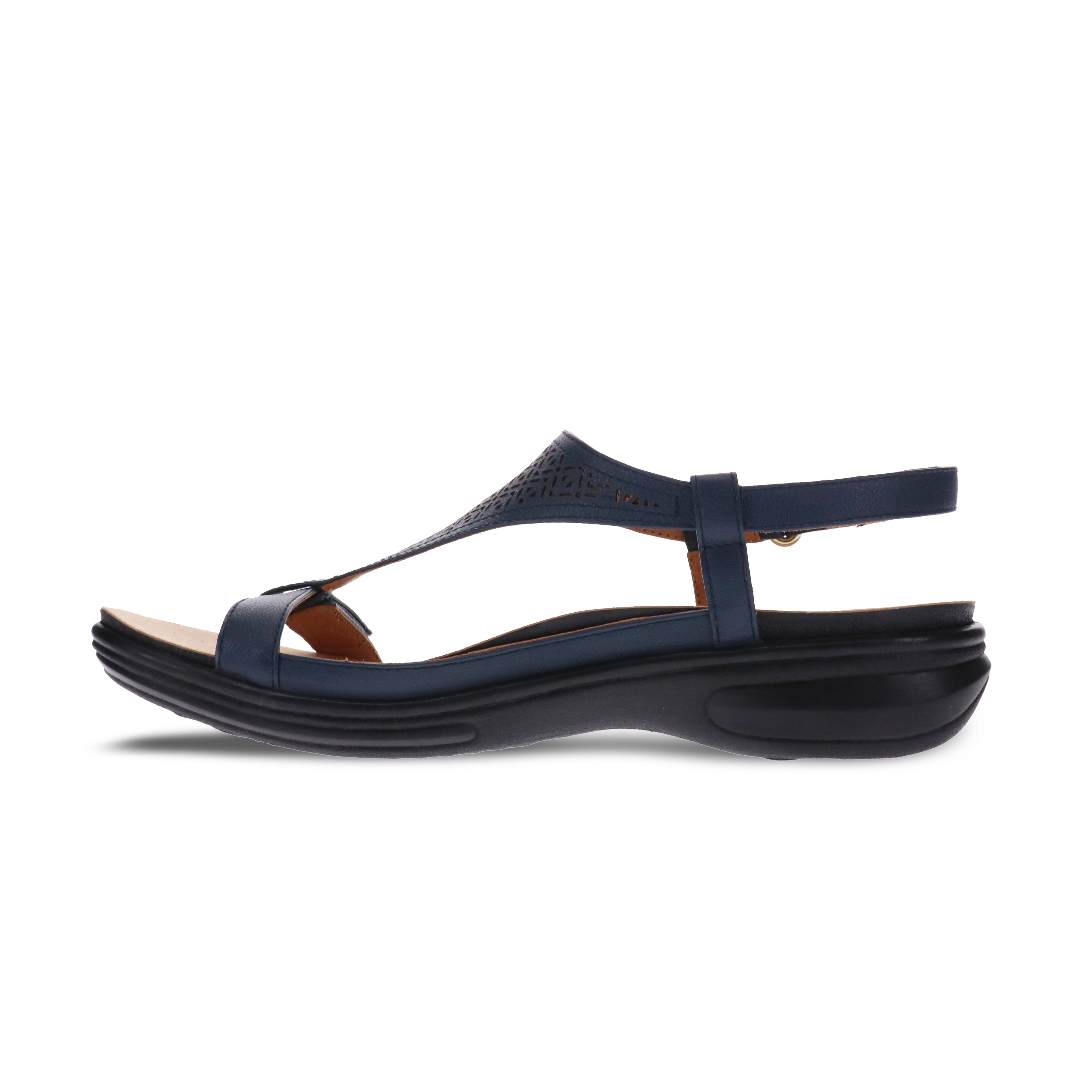 Revere Santa Fe Back Back Strap Sandals - Women's - Blue French - Side 2