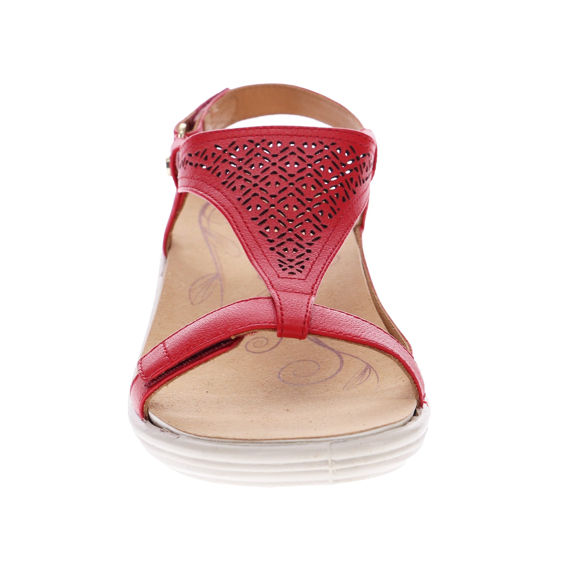 Revere Santa Fe Back Back Strap Sandals - Women's - Red - Front