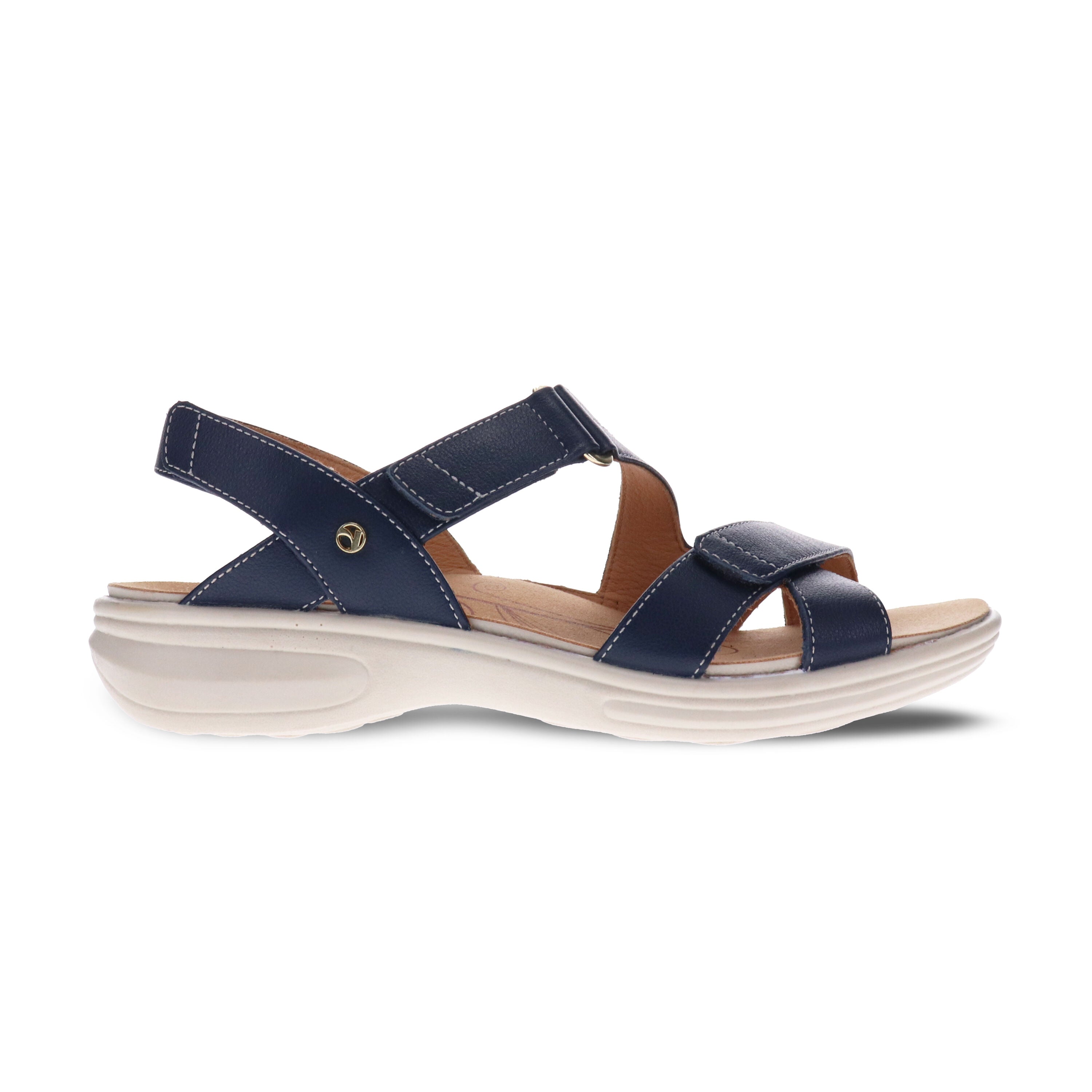 Revere Zanzibar Back Strap Sandal - Women's - Blue - Side
