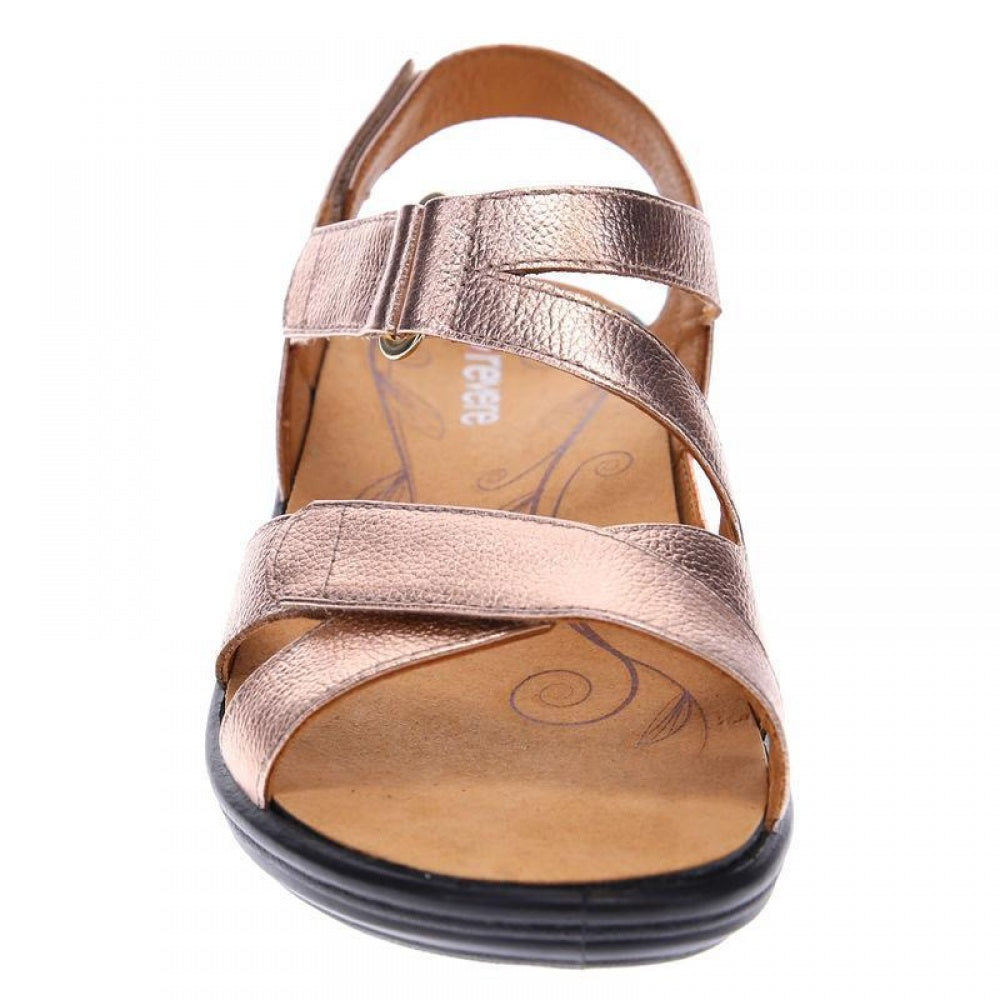 Revere Zanzibar Back Strap Sandal - Women's - Rose - Front