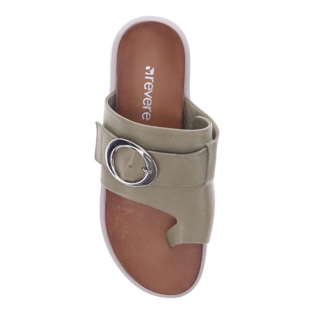 Revere Biscay Supportive Toe-Post Women's Sandal - Sage - Product View - 4